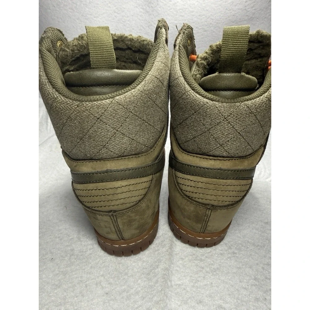 Nike Dunk Sky High Sneakerboot H20 Repel Olive Green Women's 8.5 - Picture 4 of 7